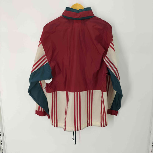アディダス adidas 80S フロントロゴワッペン ナイロンハーフジップブルゾン メンズ import:S