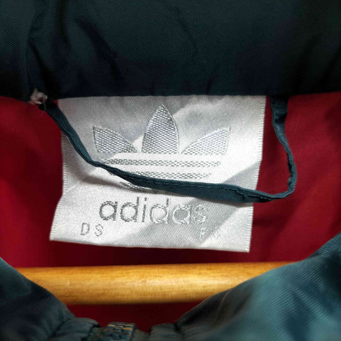 アディダス adidas 80S フロントロゴワッペン ナイロンハーフジップブルゾン メンズ import:S