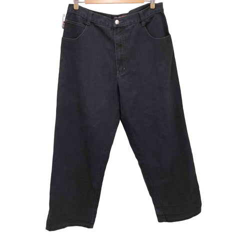 サウスポール SOUTHPOLE 90-00S バギー ブラック デニム パンツ メンズ 36