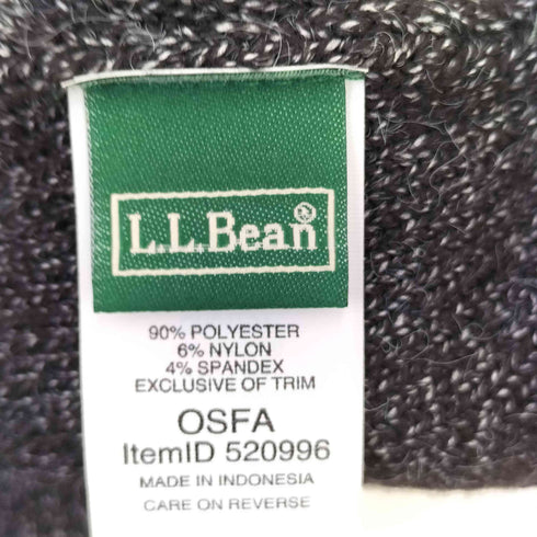 エルエルビーン L.L.Bean ロゴ刺繍 リブ編み ビーニー メンズ