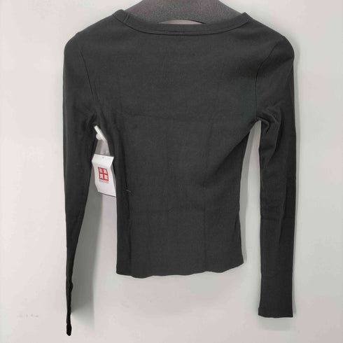 ギャップ Gap リブ クロップド クルーネックTシャツ レディース XS