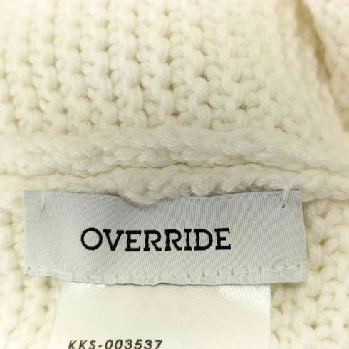 オーバーライド override KUFI KNIT BERET OGN COTTON メンズ 58cm