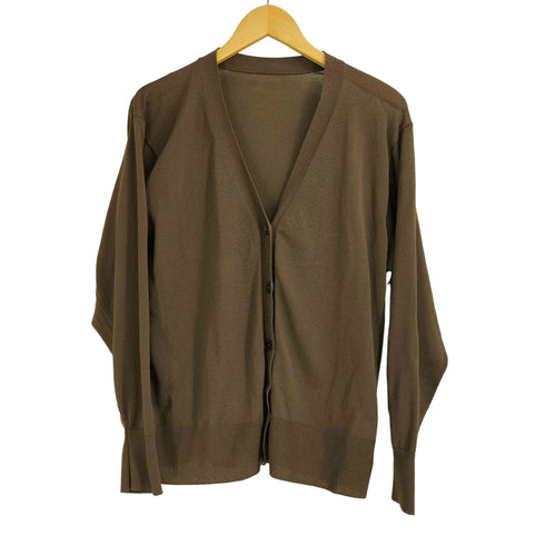 ランバンオンブルー LANVIN en Bleu 長袖 Vネック リブニット レディース JPN:38