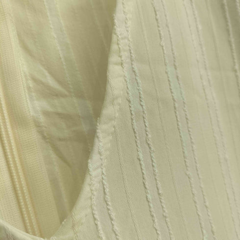 ザラ ZARA WOMAN アシンメトリー フレンチスリーブ ストライプ ロング ワンピース レディース import:M