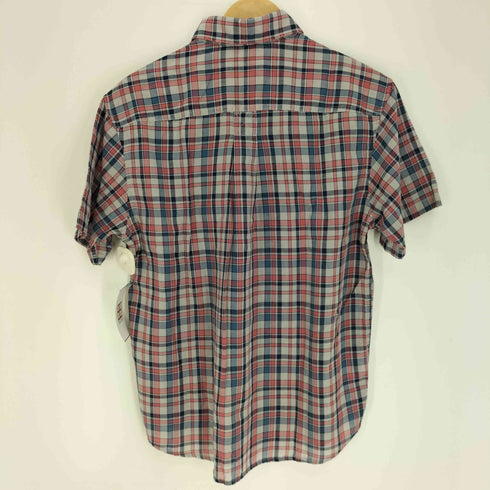 エディーバウアー Eddie Bauer チェック柄 コットン B.D S/S シャツ メンズ import:S