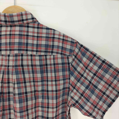 エディーバウアー Eddie Bauer チェック柄 コットン B.D S/S シャツ メンズ import:S