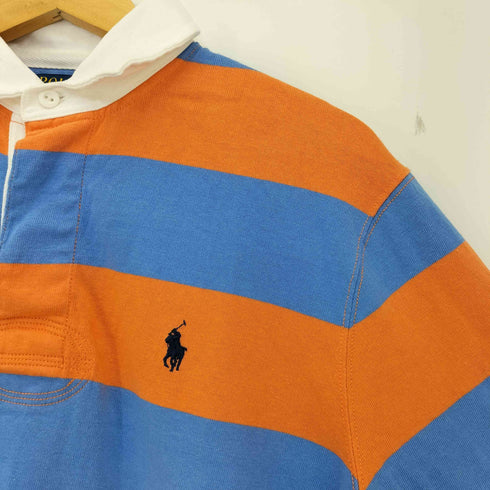 ポロラルフローレン POLO RALPH LAUREN CLASSIC FIT ポニー刺繍 ボーダー ラガーシャツ メンズ import:M