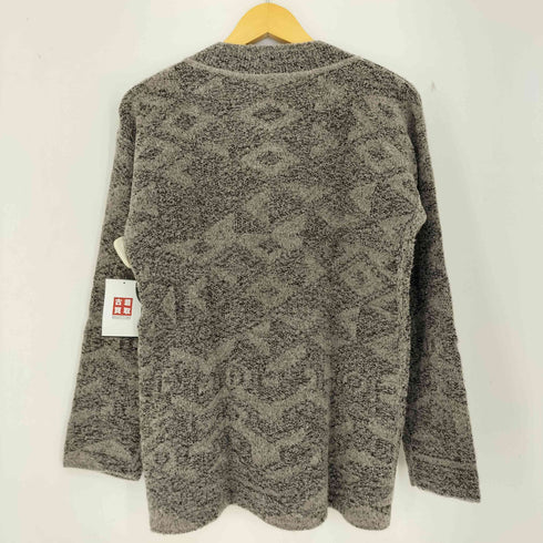 アルマーニコレツィオーニ ARMANI COLLEZIONI イタリア製 ウールナイロン パイル地 Vネック ニット メンズ 50