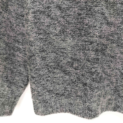 アルマーニコレツィオーニ ARMANI COLLEZIONI イタリア製 モへヤ混 ハイネック ハーフジップ ニット メンズ 48