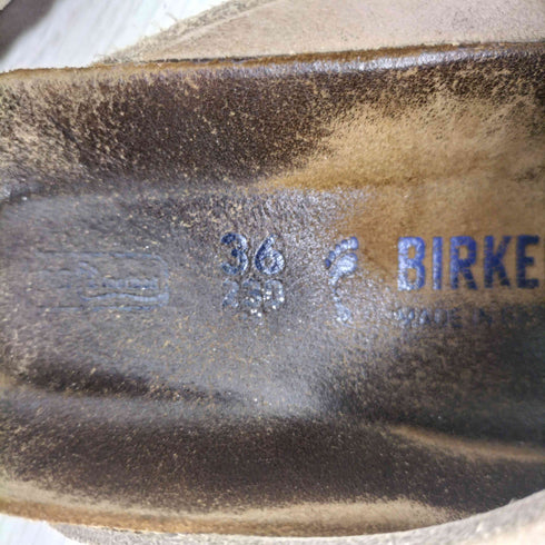 ビルケンシュトック BIRKENSTOCK Boston スエードレザー レディース EUR:36