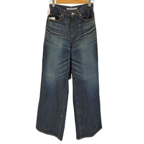 ジョンローレンスサリバン JOHN LAWRENCE SULLIVAN 25SS WASHED DENIM CUT OUT WIDE PANTS メンズ JPN:M