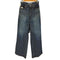 ジョンローレンスサリバン JOHN LAWRENCE SULLIVAN 25SS WASHED DENIM CUT OUT WIDE PANTS メンズ JPN:M