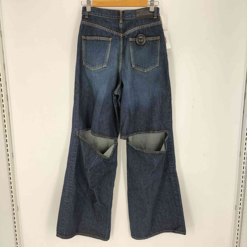 ジョンローレンスサリバン JOHN LAWRENCE SULLIVAN 25SS WASHED DENIM CUT OUT WIDE PANTS メンズ JPN:M