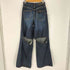 ジョンローレンスサリバン JOHN LAWRENCE SULLIVAN 25SS WASHED DENIM CUT OUT WIDE PANTS メンズ JPN:M
