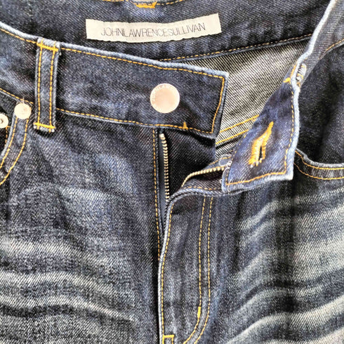ジョンローレンスサリバン JOHN LAWRENCE SULLIVAN 25SS WASHED DENIM CUT OUT WIDE PANTS メンズ JPN:M
