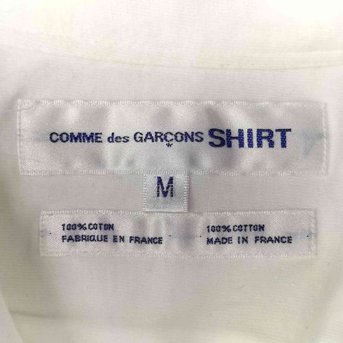 コムデギャルソンシャツ COMME des GARCONS SHIRT フランス製 ループカラー コットン S/S ポケット シャツ メンズ JPN:M