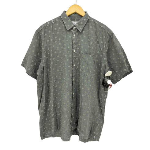 コムデギャルソンシャツ COMME des GARCONS SHIRT フランス製 花柄 刺繍 S/S ポケット シャツ メンズ JPN:L