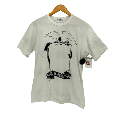ジュンヤワタナベコムデギャルソンマン JUNYA WATANABE COMME des GARCONS MAN AD2003 イーグル 星 両面プリント S/S Tシャツ メンズ JPN:M