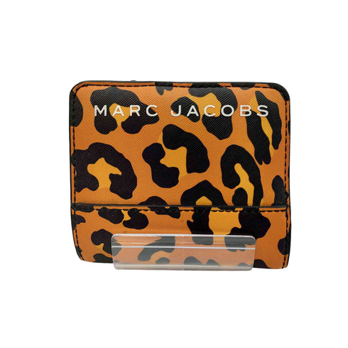 マークジェイコブス MARC JACOBS レオパード 柄 PVC コンパクト ウォレット レディース