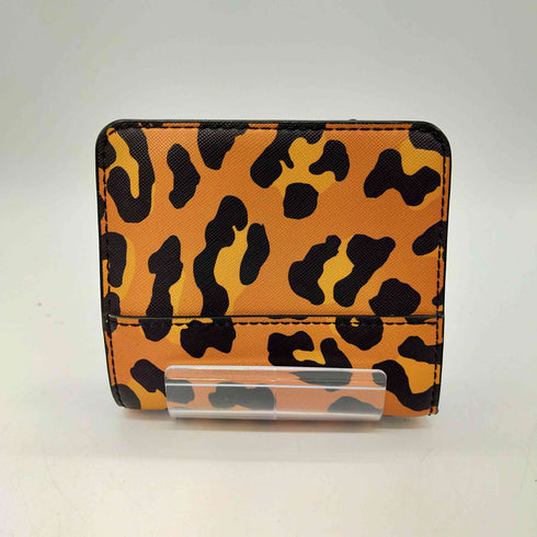 マークジェイコブス MARC JACOBS レオパード 柄 PVC コンパクト ウォレット レディース