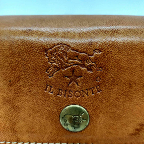 イルビゾンテ IL BISONTE ラウンド フラップ ロング ウォレット 長財布 メンズ