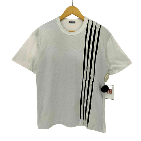 コムデギャルソンオム COMME des GARCONS HOMME AD2001 銀タグ 田中オム レイヤード カットデザイン S/S Tシャツ メンズ