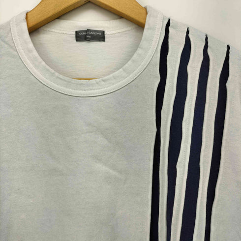コムデギャルソンオム COMME des GARCONS HOMME AD2001 銀タグ 田中オム レイヤード カットデザイン S/S Tシャツ メンズ