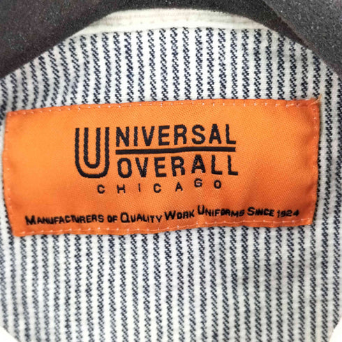 ユニバーサルオーバーオール UNIVERSAL OVERALL ストライプカバーオール メンズ import:L