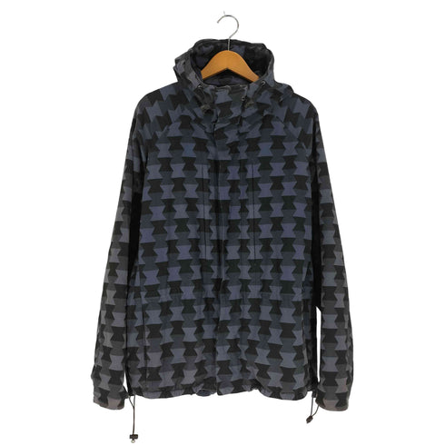 フェノメノン PHENOMENON 裏地クラゲ柄メッシュ 幾何学 フランネル マウンテンパーカー ジャケット メンズ import:XL