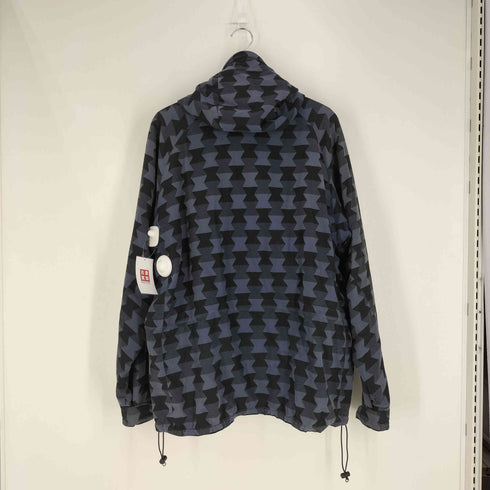 フェノメノン PHENOMENON 裏地クラゲ柄メッシュ 幾何学 フランネル マウンテンパーカー ジャケット メンズ import:XL