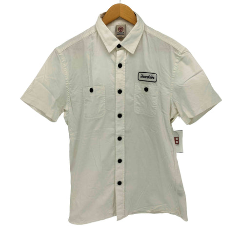 フランクリンマーシャル FRANKLIN&MARSHALL ロゴワッペン S/S ワークシャツ メンズ import:M