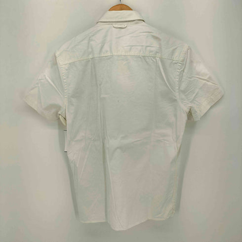 フランクリンマーシャル FRANKLIN&MARSHALL ロゴワッペン S/S ワークシャツ メンズ import:M