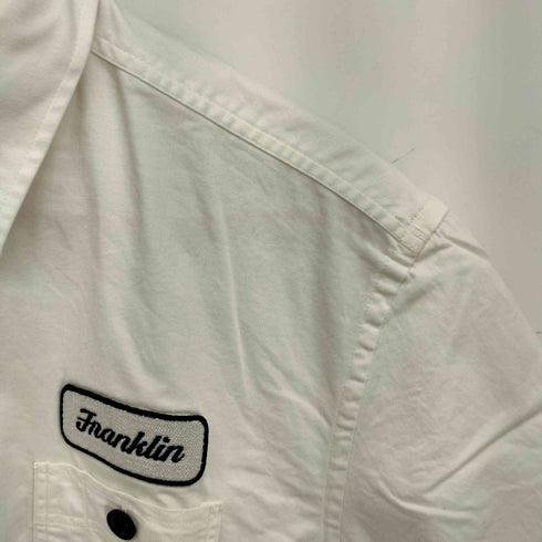 フランクリンマーシャル FRANKLIN&MARSHALL ロゴワッペン S/S ワークシャツ メンズ import:M