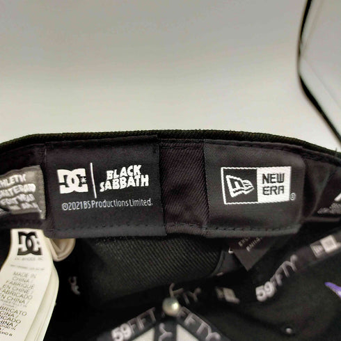 ディーシーシューズ DC SHOES ロックバンド ロゴ刺繍 59FIFTY LOW PROFILE 6パネル ベースボール キャップ メンズ 59.6cm