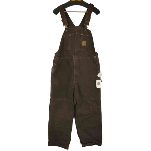 カーハート Carhartt ダック地 ダブルニー オーバーオール メンズ 38×30