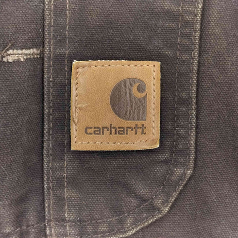 カーハート Carhartt ダック地 ダブルニー オーバーオール メンズ 38×30