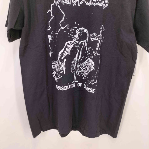 FRUIT OF THE LOOM メタルバンド グラフィック プリント Tシャツ メンズ import:L