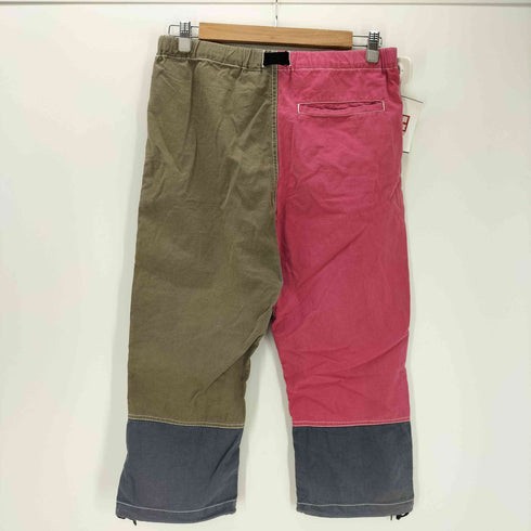 マナスタッシュ MANASTASH コットンリネン クレイジーパターン クロップドパンツ 七分丈 メンズ JPN:S