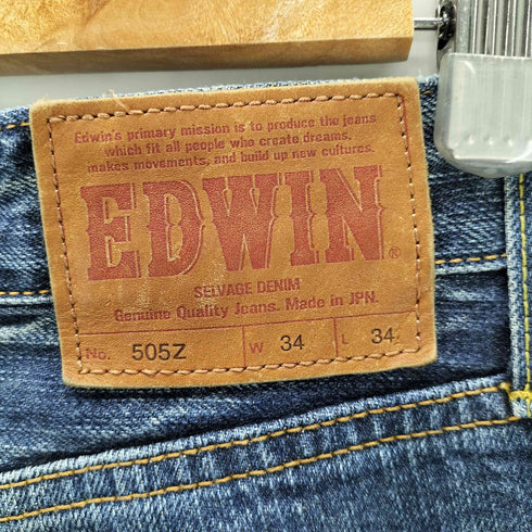 エドウィン EDWIN 505Z ワイドストレートデニムパンツ メンズ 34×34