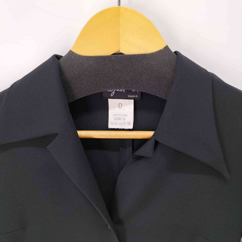 アニエスベー agnes b. PARIS L/S オープンカラーロングシャツ レディース JPN:0