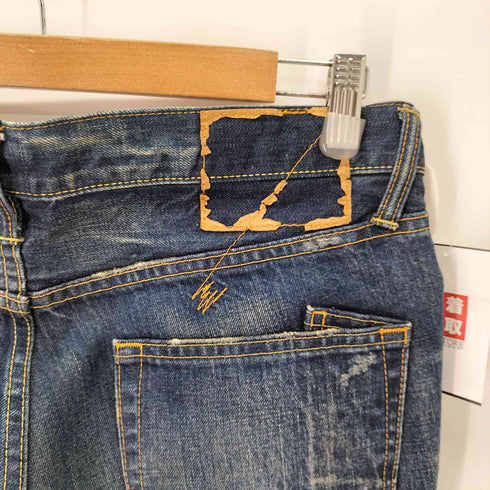 ピーアールピーエス Prps y2k ダメージデニムパンツ メンズ