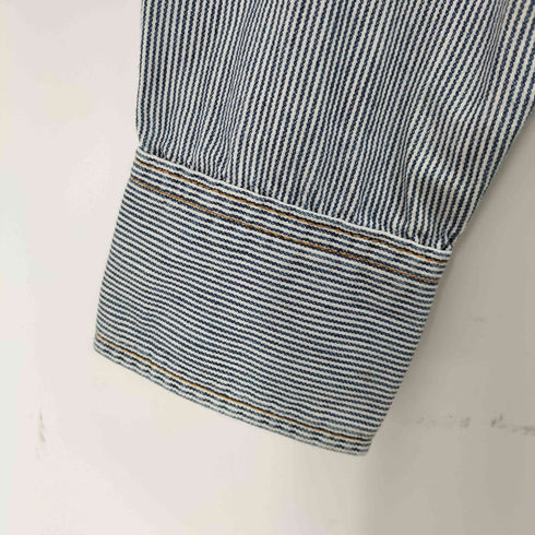 ギャップ Gap 00S L/S ヒッコリーウエスタンシャツ メンズ import:S