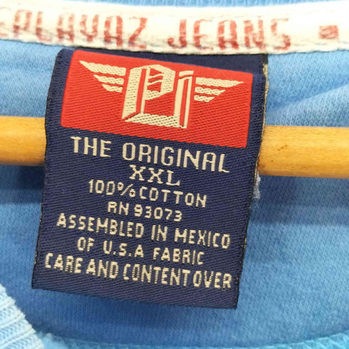 PURE PLAYAZ 90-00S ロゴ刺繍 スウェット メンズ import:XXL