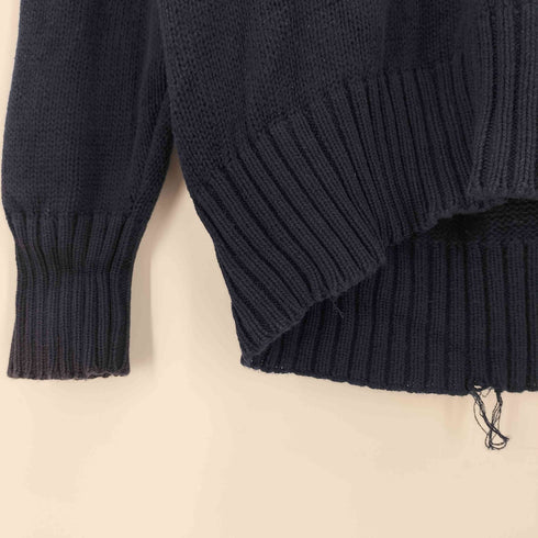ポロバイラルフローレン Polo by RALPH LAUREN 90S ポニー刺繍 Vネック コットンニット メンズ import:L