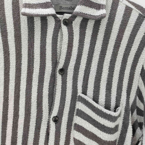 ベルナベウ BERNABEU S/Sニットシャツ メンズ US:36