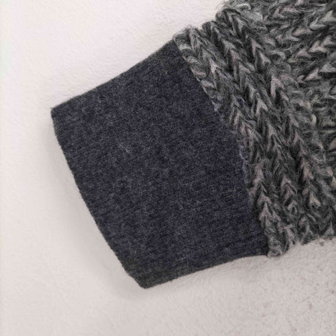 ベルナベウ BERNABEU ショールカラー プルオーバーニット メンズ US:38