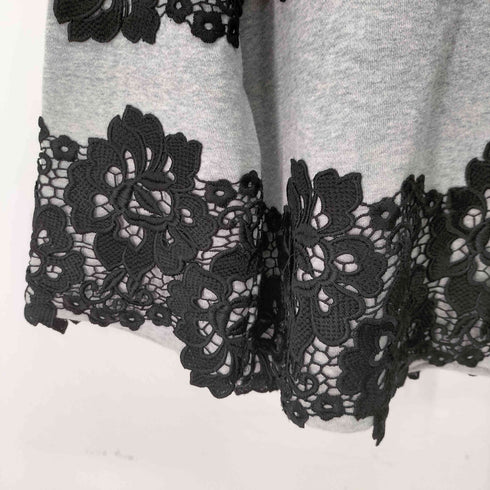 グレースコンチネンタル GRACE CONTINENTAL 花刺繍 スウェット レディース 36