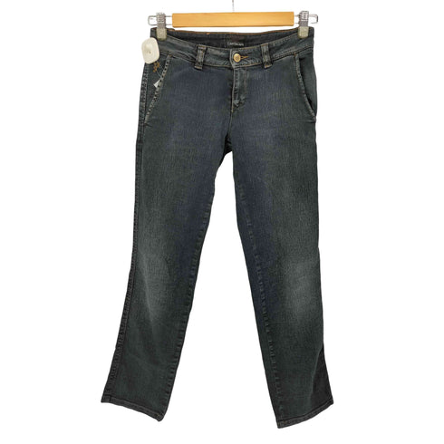 カルバンクラインジーンズ Calvin Klein Jeans ロゴ刺繍 デニム スキニーパンツ レディース W26