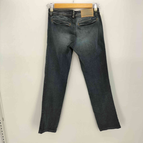 カルバンクラインジーンズ Calvin Klein Jeans ロゴ刺繍 デニム スキニーパンツ レディース W26