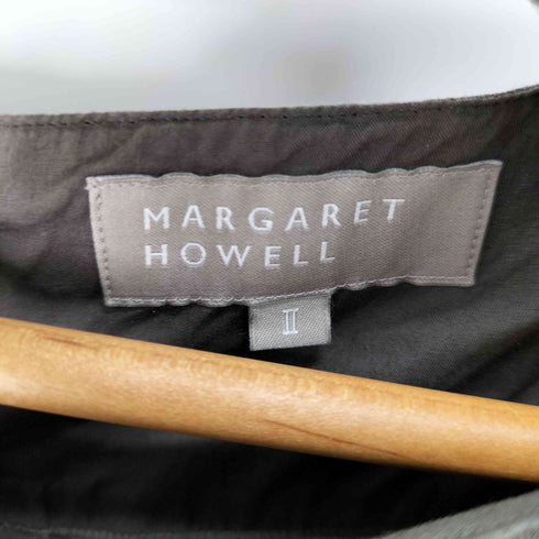 マーガレットハウエル MARGARET HOWELL バックボタンリネンブラウス レディース JPN:2